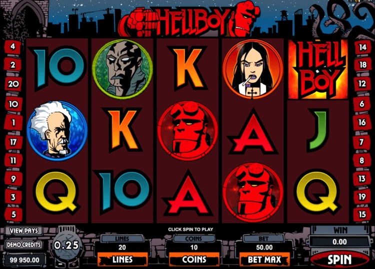 Игровой автомат «Hellboy» (Хеллбой) в онлайн казино Вулкан 24