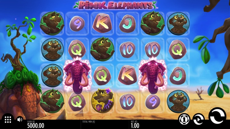 Игровой автомат «Pink Elephants» в казино Вулкан